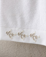 Soft Absorbent 100% Cotton Opal Embroidered Face Towel