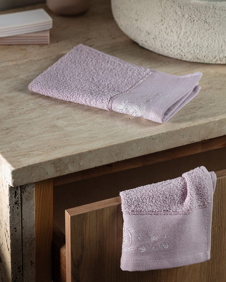 Gauthier Embroidered 100% Cotton 2-Pack Hand Towels