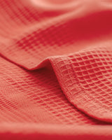 100% Cotton Single Pique Bedspread - Ribbed Texture