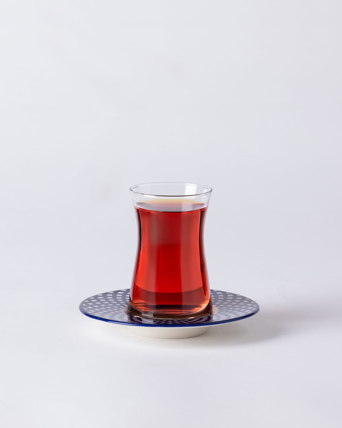 Porcelain 6-Piece Tea Plate Set - Refined Aimon Collection
