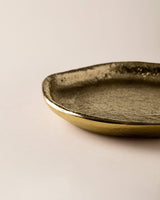 Aluminum Decorative Plate - Violettes Gold Finish