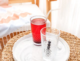 Clear Glass 4-Piece Water Tumbler Set - Modern & Versatile