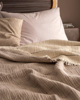 Carolines Double Cotton Quilted Bedspread Coverlet
