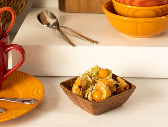 Plastic Dorote Rectangular Bowl - Antibacterial Finish