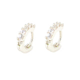 Premium Sterling Silver Five Stone Cartilage Earring
