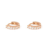 Premium 925 Sterling Silver Six Stone Cartilage Earring