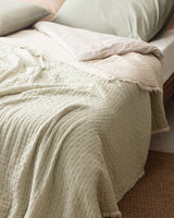Cotton Blend Double Bedspread - Soft & Breathable Comfort