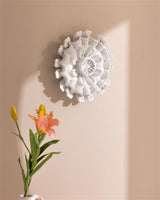 Resin Wall Decor - Elegant Sculptural Accent