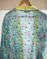 100% Cotton Muslin Women's Bathrobe - Soft & Absorbent