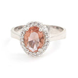 925 Sterling Silver Oval Zultanite Ring with Color-Changing Gemstone
