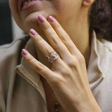 925 Sterling Silver Zig-Zag Adjustable Band Ring
