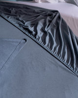 Cotton Blend Jersey Double Duvet Cover Set - Soft & Fitted Comfort