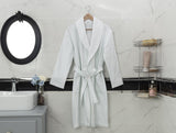 Women's Shawl Collar Bathrobe - Soft Mint Green Robe
