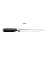 Renata Slicing Knife, Brown Handle Kitchen Blade for Precise Food Prep