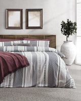 Viscose Cotton Blend Single Duvet Cover Set - Jacquard Weave