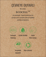 Cotton-Lyocell Double Bedspread - Flat Ecocell Weave