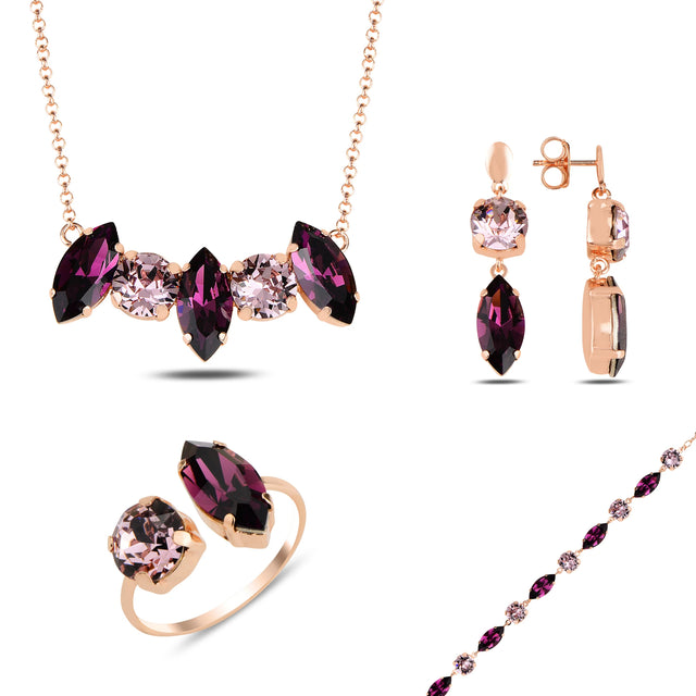 Sparkling Full Jewelry Set - Elegant & Coordinated Design