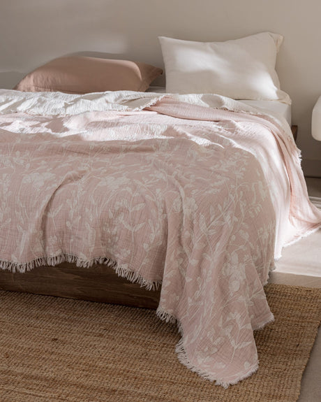 Premium 100% Cotton Quilted Bedspread - Soft & Breathable Comfort