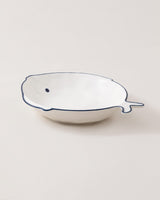 New Bone China Deep Plate - Ocean-Inspired Marine Pattern