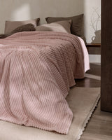 Welsoft Polyester Double Blanket - Plain Design