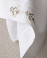 Soft Absorbent 100% Cotton Opal Embroidered Face Towel