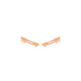 925 Sterling Silver Tiny Arrow Earcuff Earring - Minimalist Style