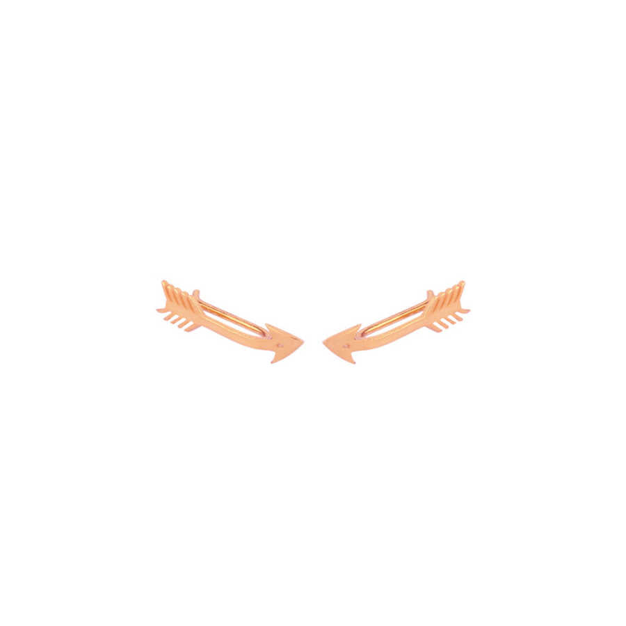 925 Sterling Silver Tiny Arrow Earcuff Earring - Minimalist Style