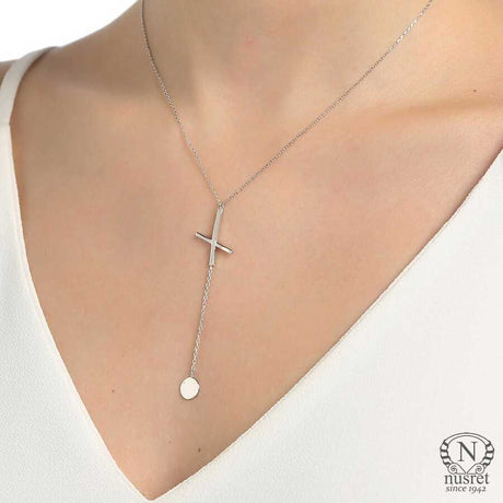 Premium 925 Sterling Silver Interlocking Geometric Necklace