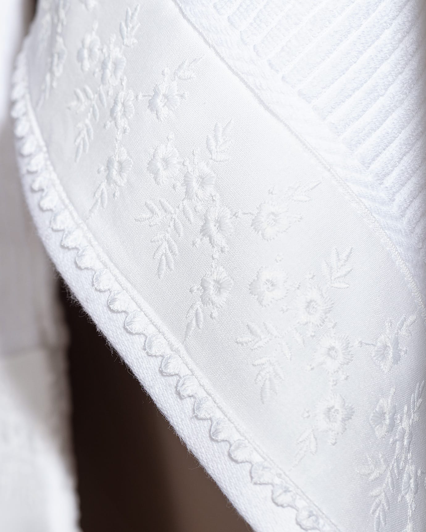 Women's 100% Cotton Luxury Bathrobe Set - White