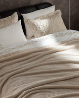 Cotton & Polyester 8-Piece Bridal Bedding Set - Elegant Provins Design