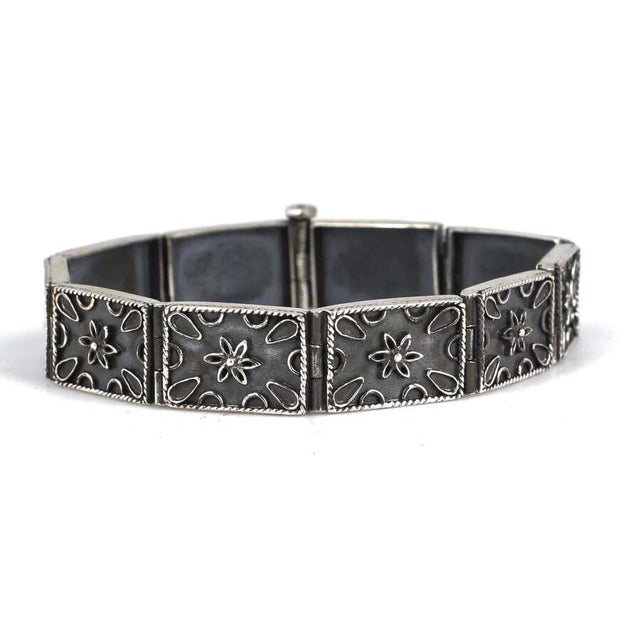 Premium 925 Sterling Silver Daisy Motif Bracelet