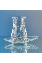 Decocia Nevasia Premium Turkish Tea Set - 6 Person, 12 Piece - TryAladdin