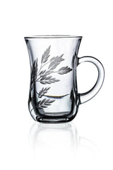 Decocia Professional Turkish Handled Tea Glass Set - 145ml - 6 - Piece - TryAladdin