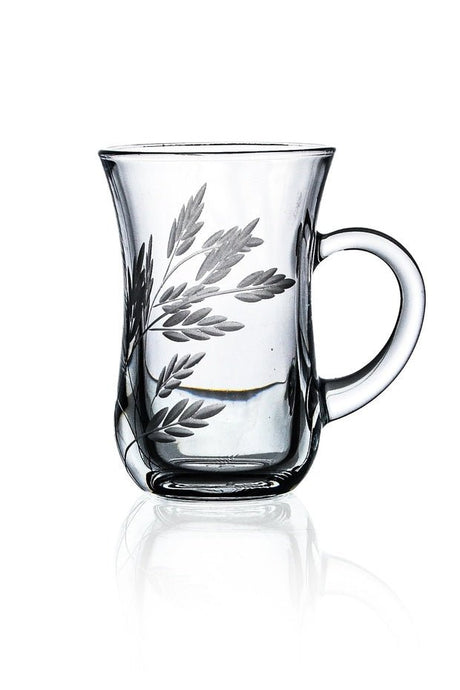 Decocia Professional Turkish Handled Tea Glass Set - 145ml - 6 - Piece - TryAladdin