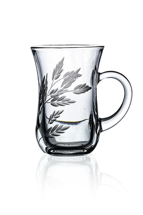 Decocia Professional Turkish Handled Tea Glass Set - 145ml - 6 - Piece - TryAladdin