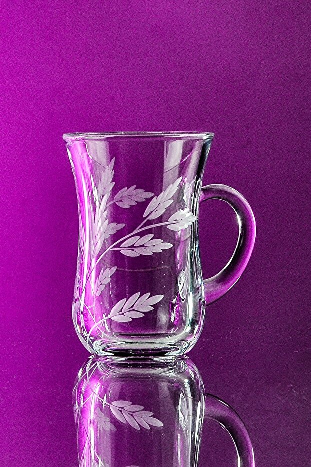 Decocia Professional Turkish Handled Tea Glass Set - 145ml - 6 - Piece - TryAladdin