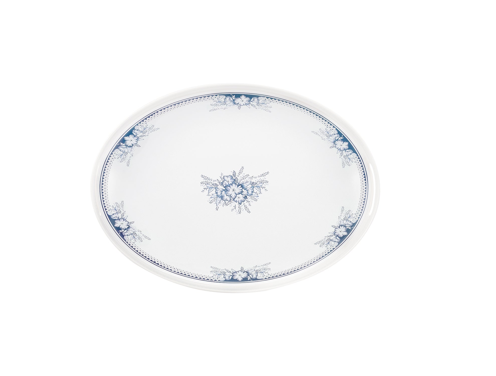 Plastic Oval Serving Tray - Elegant & Versatile