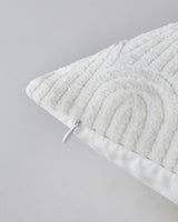 Premium Jacquard Decorative Throw Pillow Cream