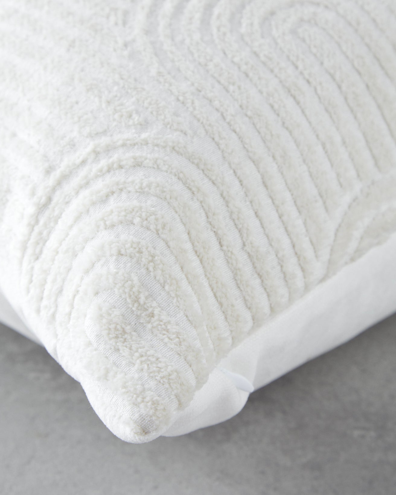 Premium Jacquard Decorative Pillow Ecru