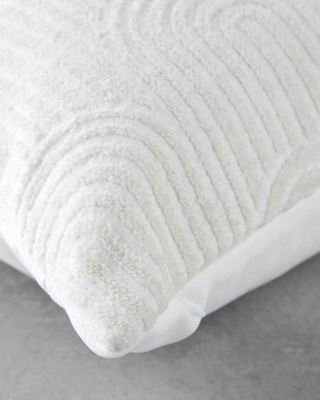Premium-Jacquard-Decorative-Pillow-Ecru