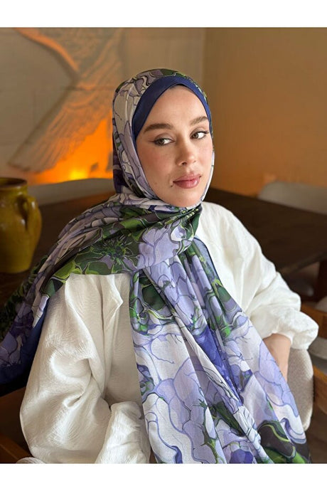 Desen Lina Floral Shawl - Elegant Design - TryAladdin