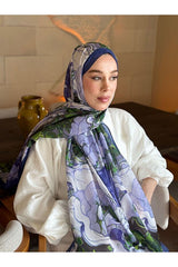 Desen Lina Floral Shawl - Elegant Design - TryAladdin