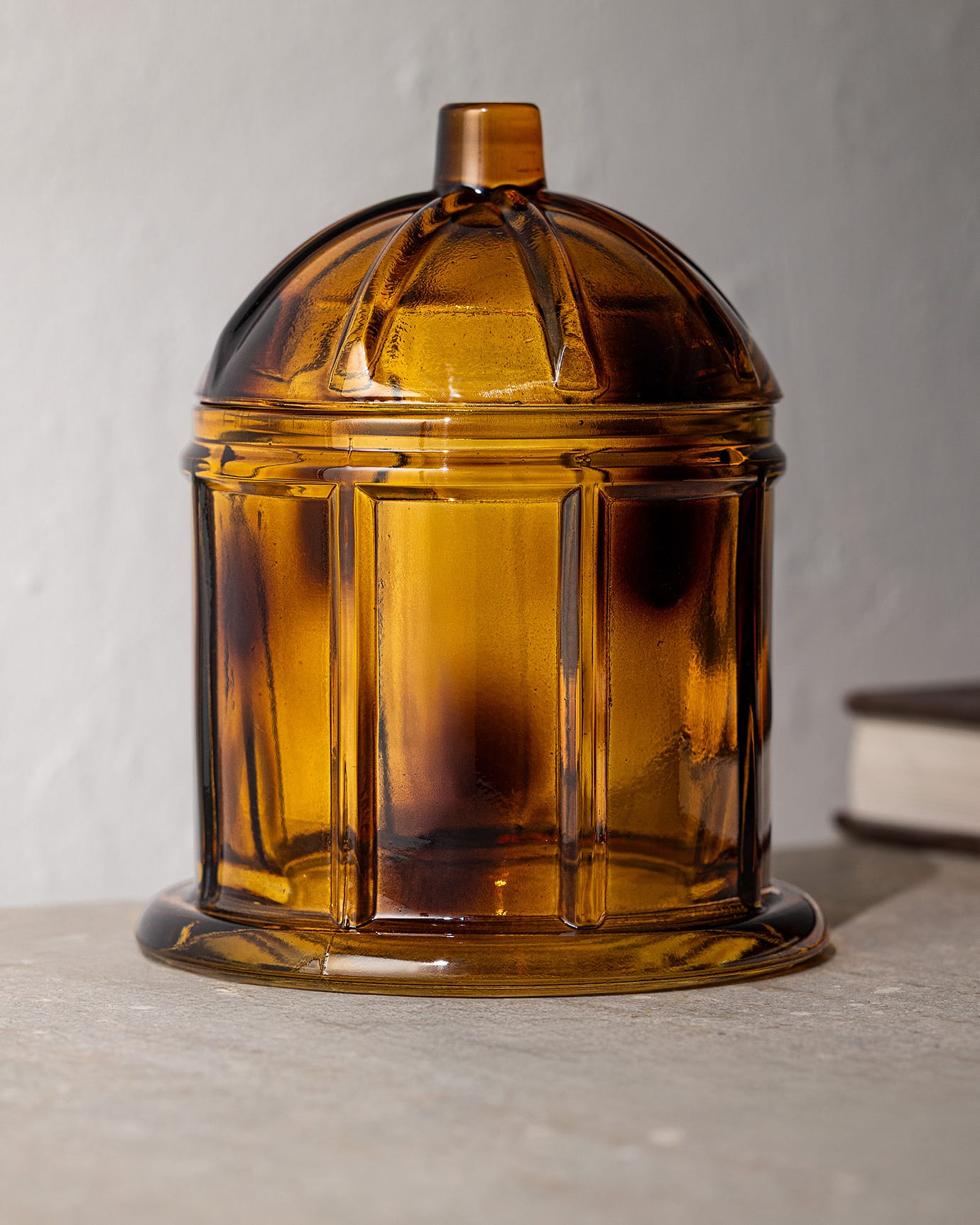 Elegant glas sukkerskål - Perfekt til moderne kaffe- og teservice