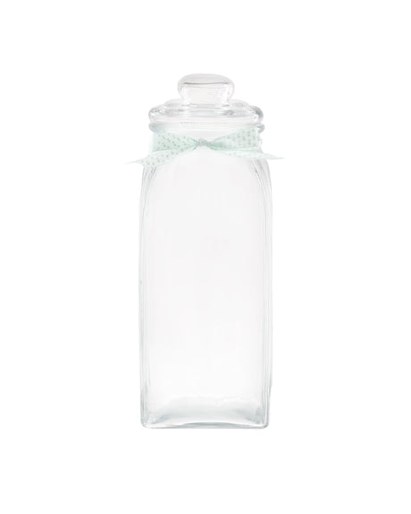 Mint Green Square Food Storage Container with Airtight Lid - 1450ml