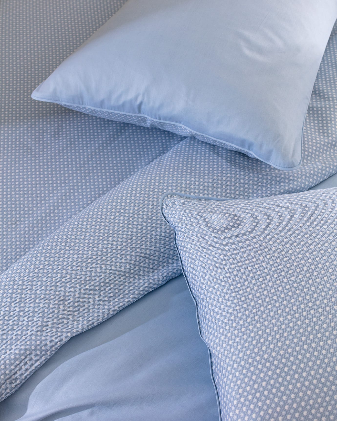 100% Cotton Sateen Double Duvet Set - Elegant Printed Design