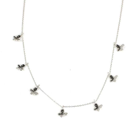 Professional 925 Sterling Silver Tiny Butterfly Necklace