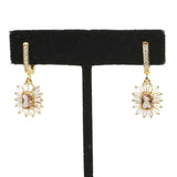 925 Sterling Silver Zultanite Color-Change & Baguette Earrings