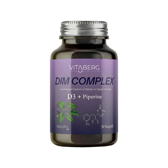 DIM Complex with D3 & Herbal Extracts - Advanced Wellness Support Capsules - TryAladdin