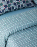 Easy Iron Dotty Gingham Single Duvet Cover Set