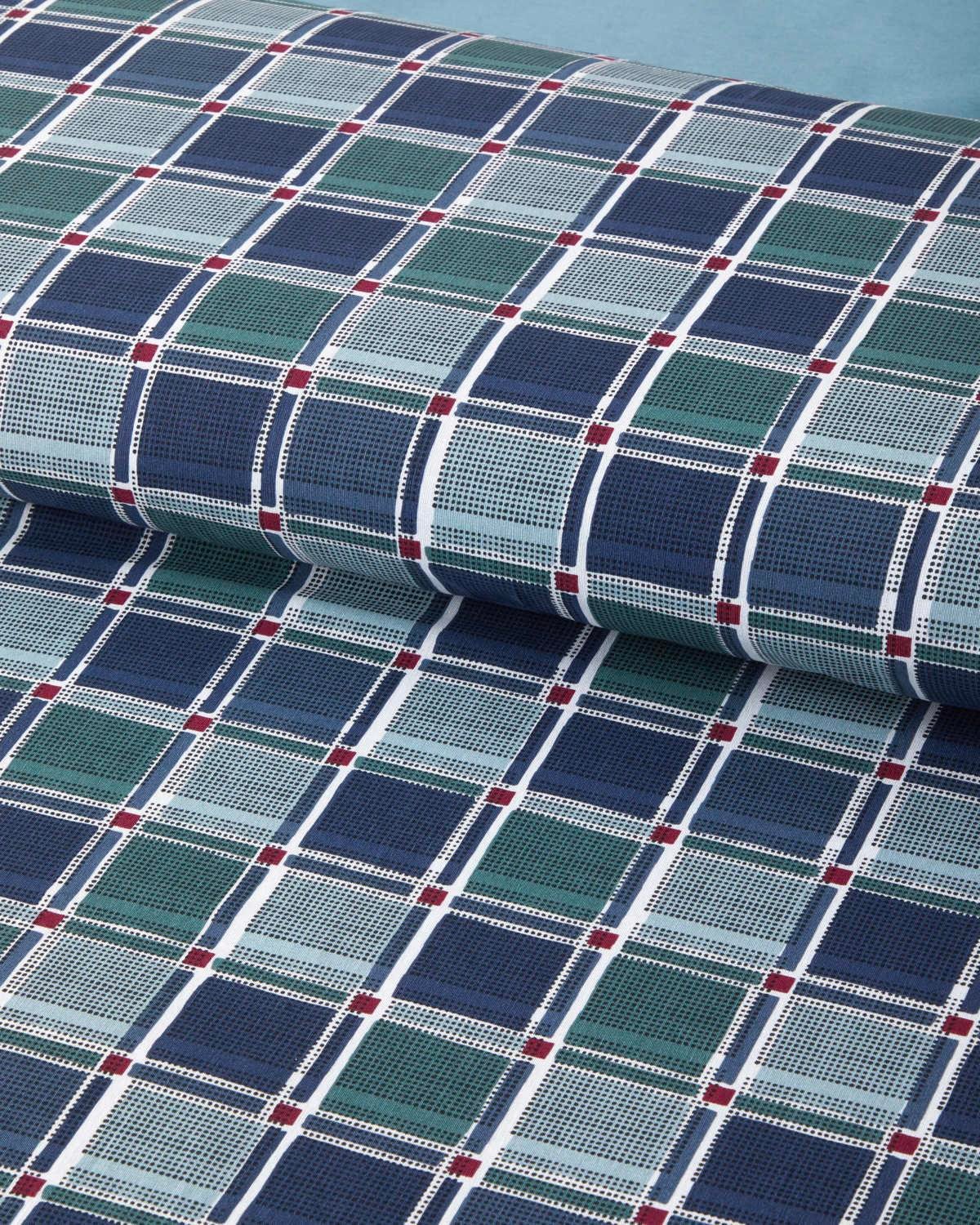 Easy Iron Dotty Gingham Single Duvet Cover Set
